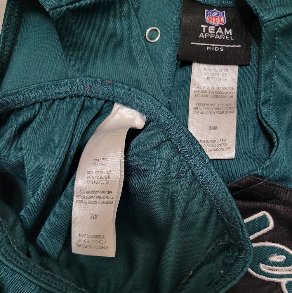 Nfl Philadelphia Eagles Cheerleader Toddler Girl Outfit - Picture 6 of 7